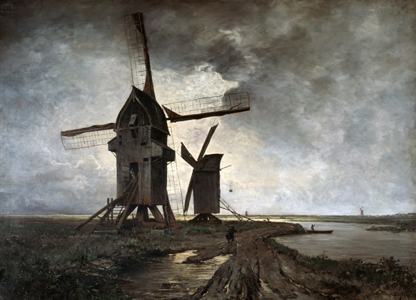 Windmills near Lille'