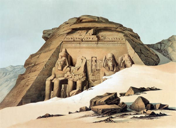 Rock Temple at Abu Simbel'