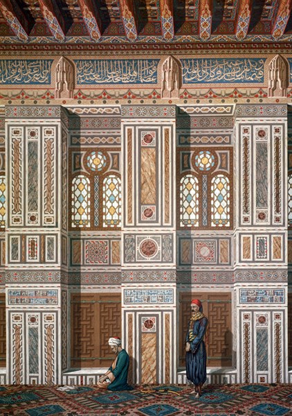 Interior of the Mosque of Khosne Ahmed el-Bordeyny
