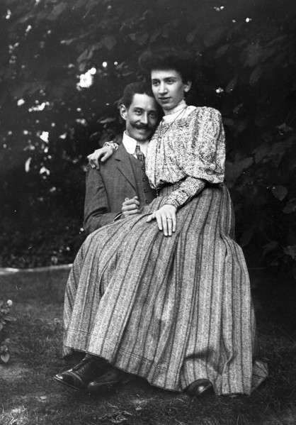 Young French married couple