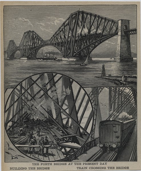 Forth Rail Bridge, Scotland, built between 1883 and 1890