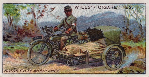 French Motor Cycle Ambulance