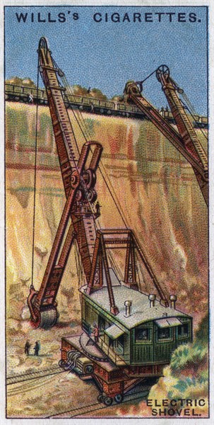 Electric-powered great mechanical shovel, Canada