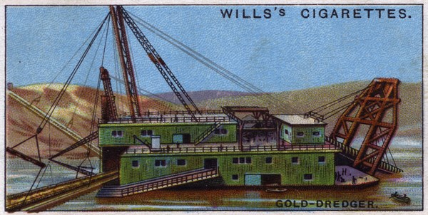 Gold dredger, USA.