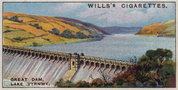 Lake Vyrnwy Dam, Wales.