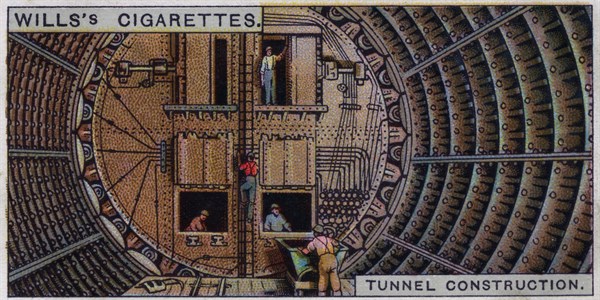 Tunnelling Shield used in construction of London underground railways
