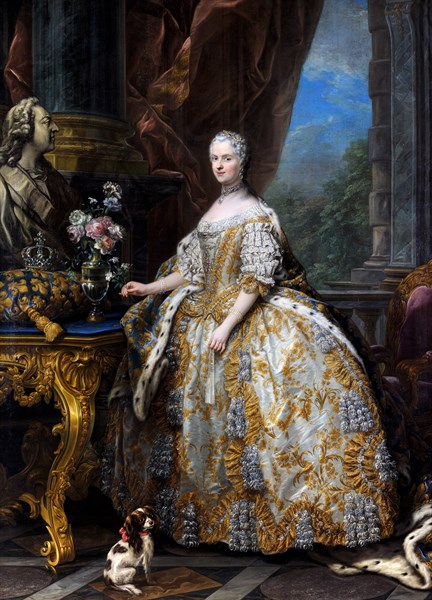 Van Loo, Marie Leczinska, en grande Robe de Cour