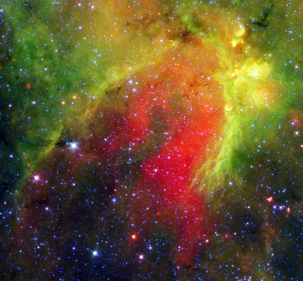 This infrared image showed a 'snake'
