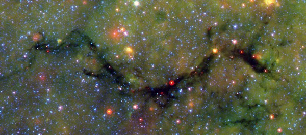 This infrared image showed a 'snake'