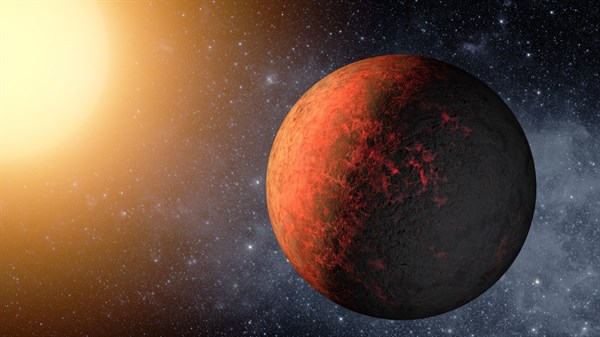 This artist's animation flies through the Kepler-20 star system, where NASA's Kepler mission