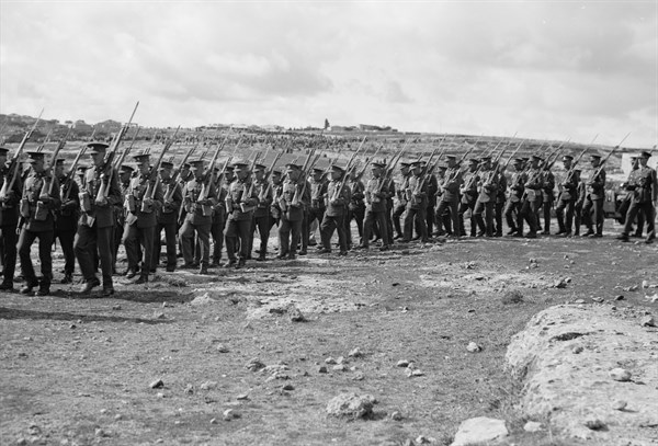 Arab demonstration at Yatta 1938.