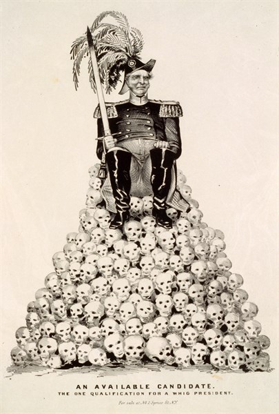 Illustration called An Available Candidate, 1848