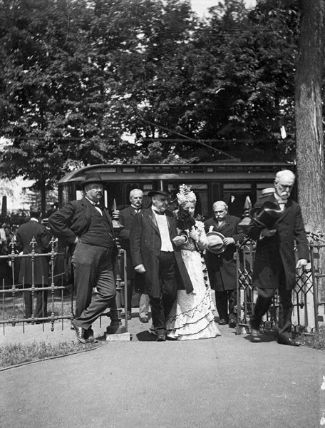 President William McKinley and the First Lady 1899.