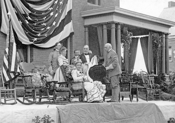 President William McKinley and the First Lady 1899.