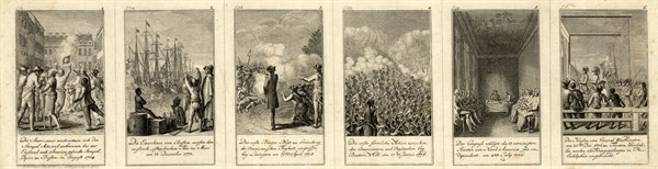 events and battles leading up to and during the American Revolution