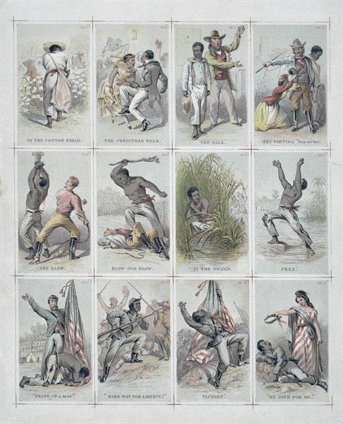 Journey of a slave from the plantation to the battlefield