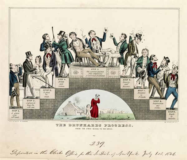 The drunkard's progress, 1826