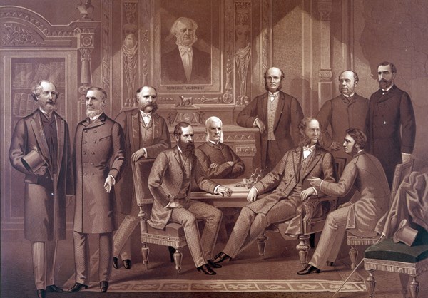 American financiers, industrialists and bankers, 1882