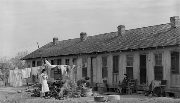 Mexican migrant housing. Edcouch, Texas. 19390101.