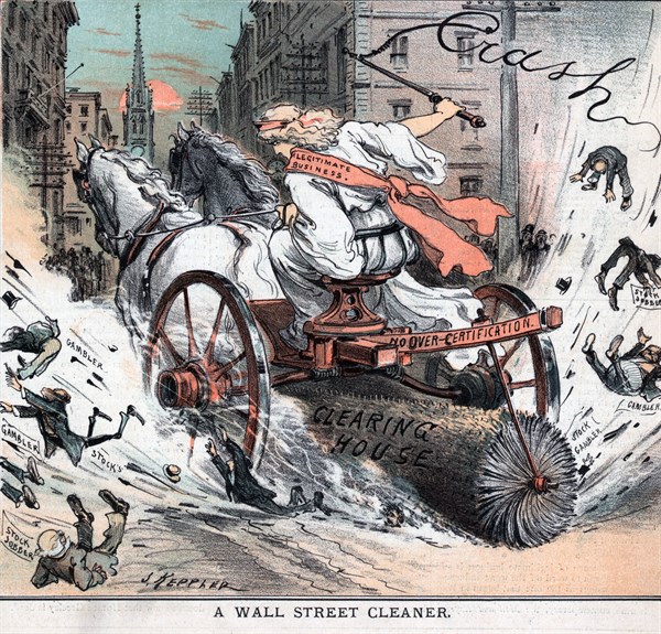 Wall Street cleaner by Joseph Ferdinand Keppler