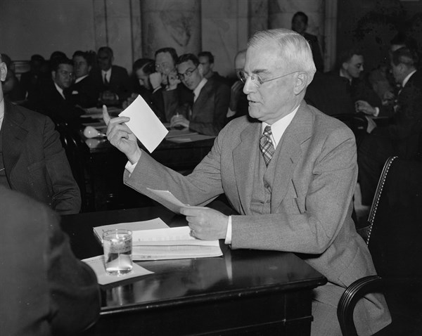 Secretary Of Interior Harold Ickes, 1938