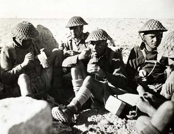 Men of the New Zealand Division during the fighting in Crete 1942