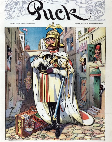 Caricature of William II, emperor of Germany