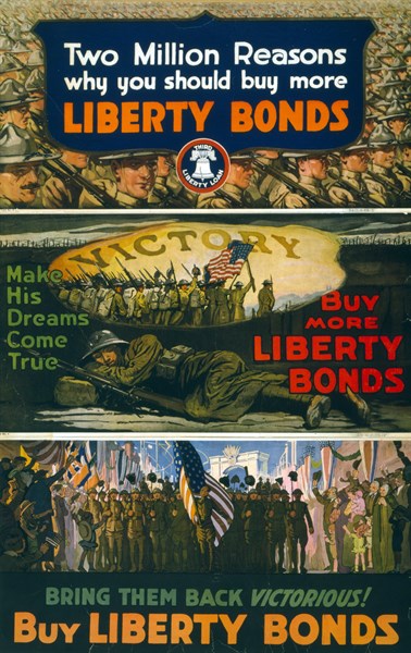 World War One Liberty Bond poster