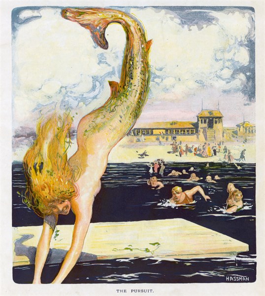 The Pursuit' by artist Carl Hassman.