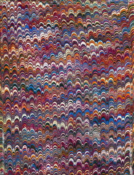 Marbled design used for an end paper on the inside cover of a mid 19th century American book
