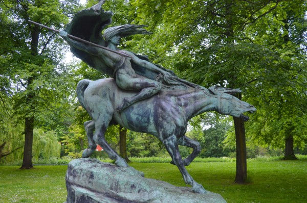Valkyrie statue 1908 by Stephan Abel Sinding