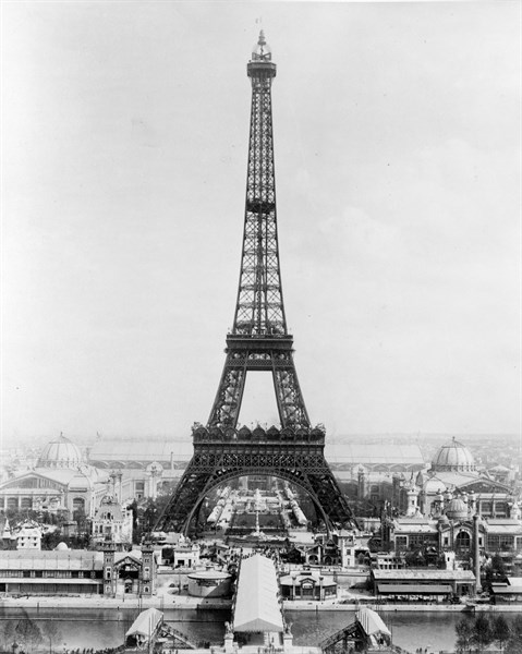 Photographic print of the Eiffel Tower