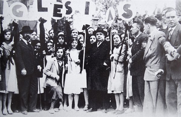 Spanish socialists including Indalecio Prieto Tuero