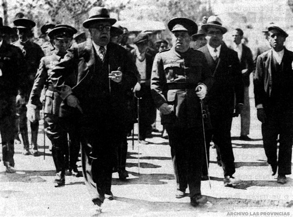 Jose Sanjurjo 1872-1936 and prime Minister Manuel Azana