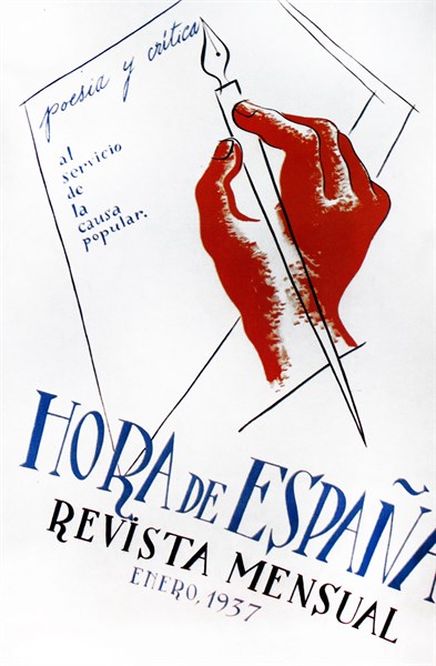 Republican monthly 'hora de espana' during the Spanish Civil War