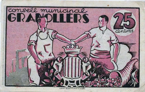 food voucher during the Spanish Civil War.
