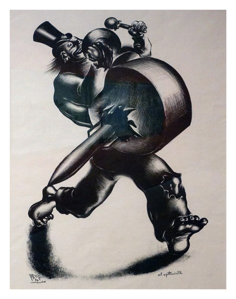 'The optimist' (during the Spanish Civil War) 1936. By Ramon Puyol