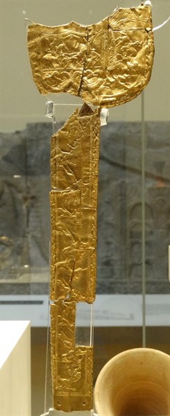 Gold scabbard from the Oxus Treasure