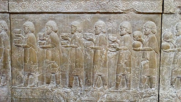 Frieze from a wall at Palace in Persepolis