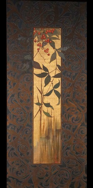 Composition with Winged Nymph blowing reeds by Alexandre de Riquer