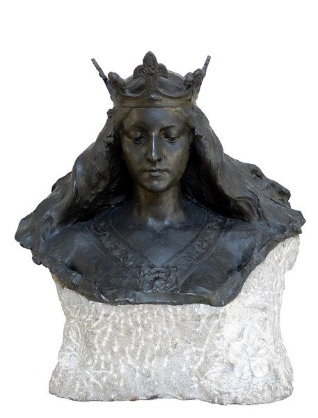 Bust of Noblewoman representing Barcelona by Eusebi Arnau