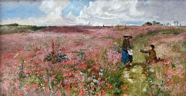 Study for 'Saintfoin in Bloom', John Samuel Raven