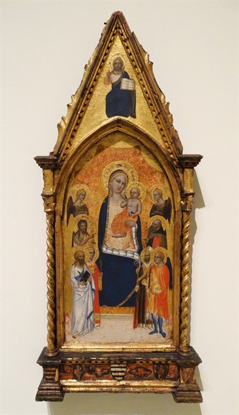 Virgin and Child between angels and saints by Niccolo di Tommaso