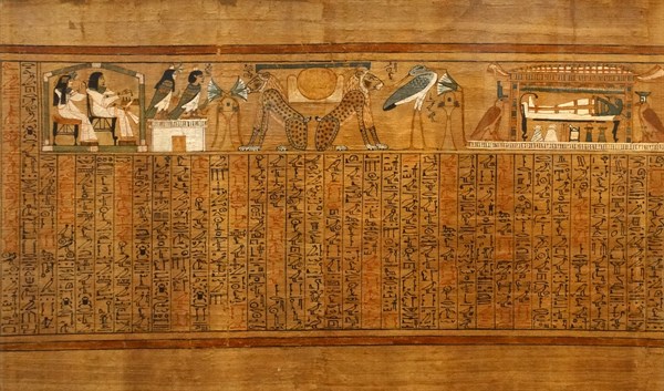 Book of the Dead of the scribe Any. 19th Dynasty, about 1270 BC From Thebes, Egypt