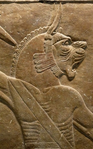 Relief depicting The royal lion hunt. Assyrian, about 645-635 BC From Nineveh