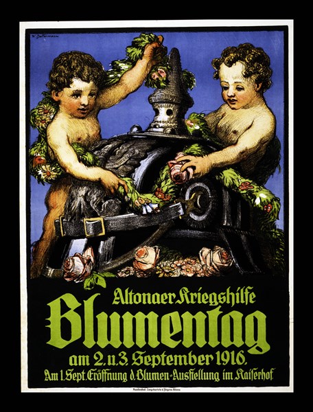 Poster for Altona's War Relief Flower Day