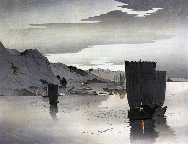 Evening sailboats