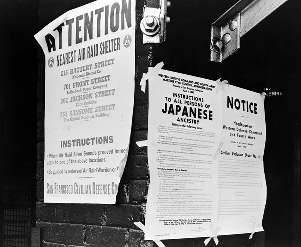 World war Two American Civilian exclusion order #5