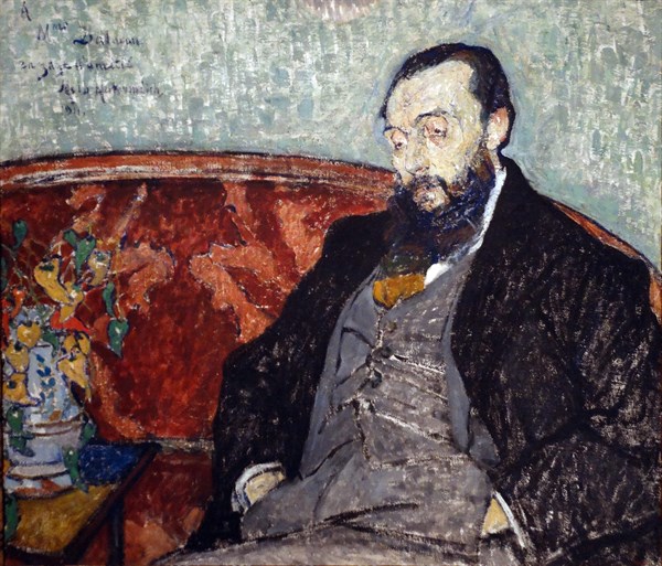 Portrait of the Mechant Josep Dalmau I Rafel by Mela Mutermilch
