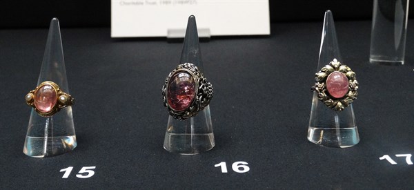 18ct gold and silver rings by Bernard Instone